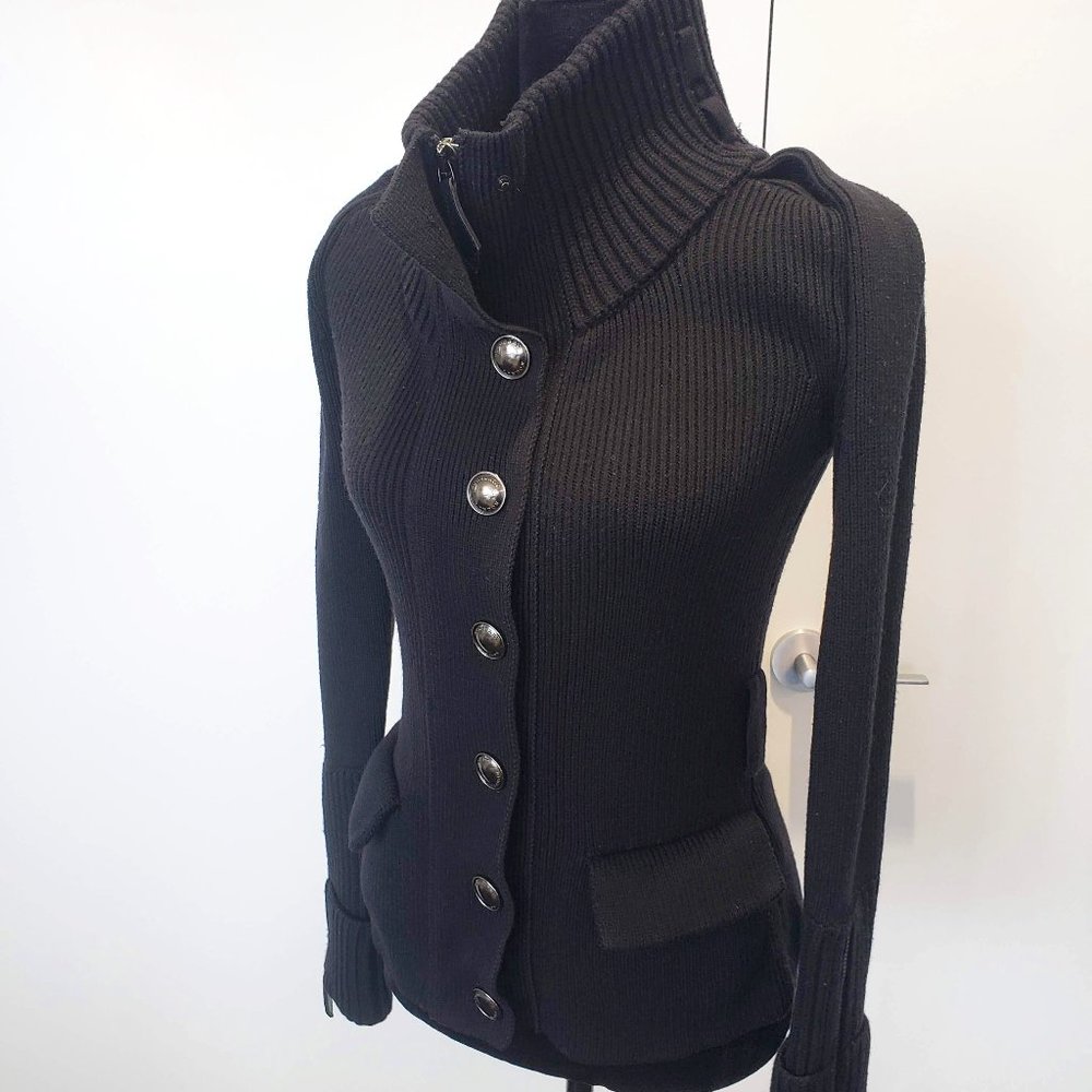 Burberry Vintage Cadigan Zip Up Sweater